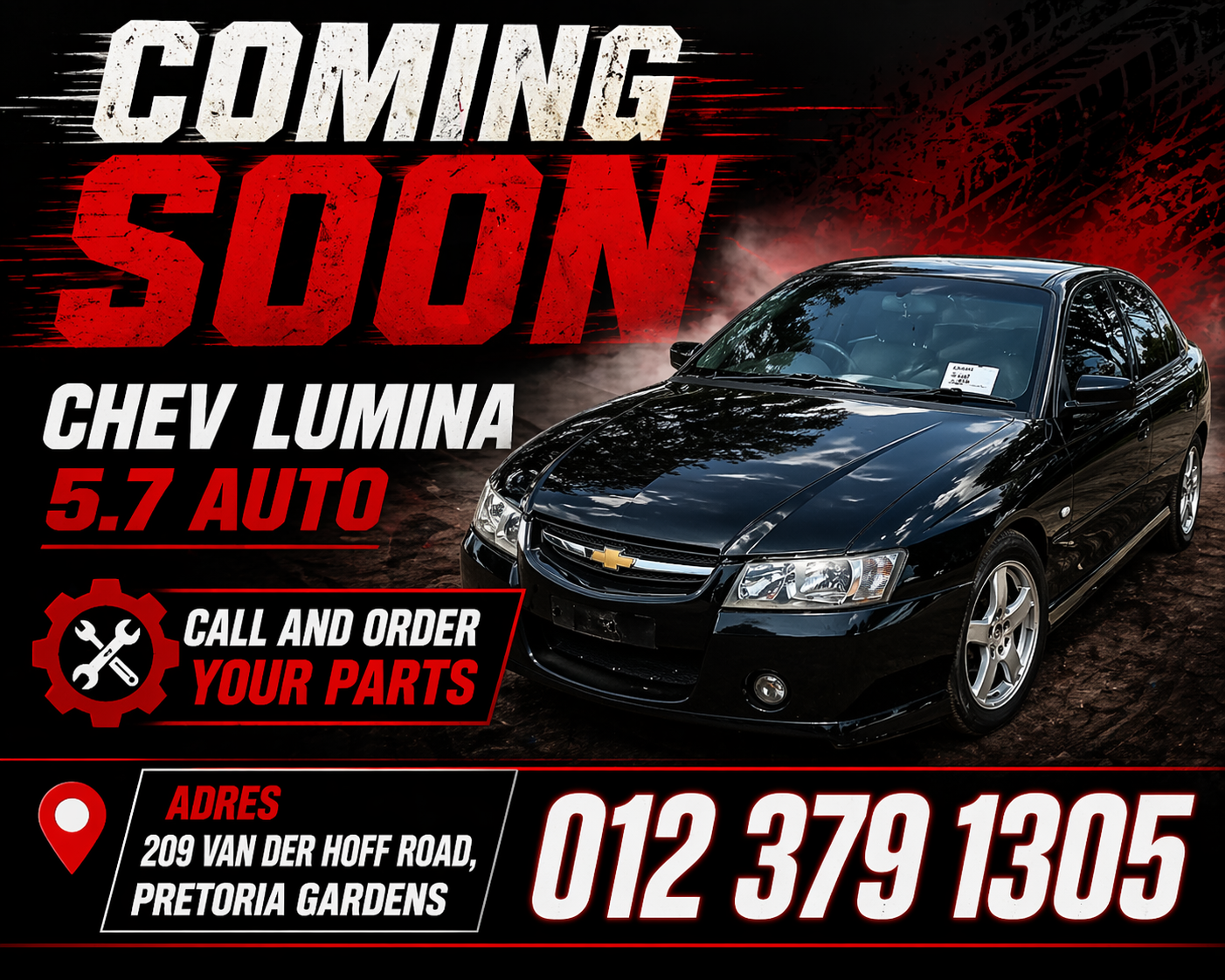 CHEV LUMINA 5.7 AUTO – COMING SOON - Private Seller CHEV LUMINA 5.7 AUTO – COMING SOON - Private Seller