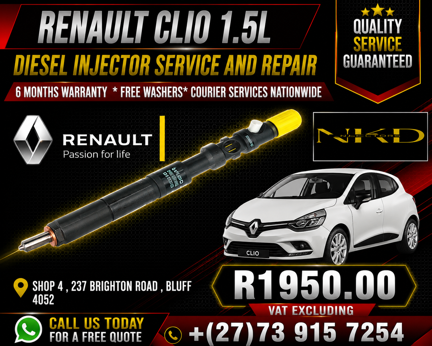 Recon_Injectors_For_Renault_Clio_1.5L - Private Seller Recon_Injectors_For_Renault_Clio_1.5L - Private Seller