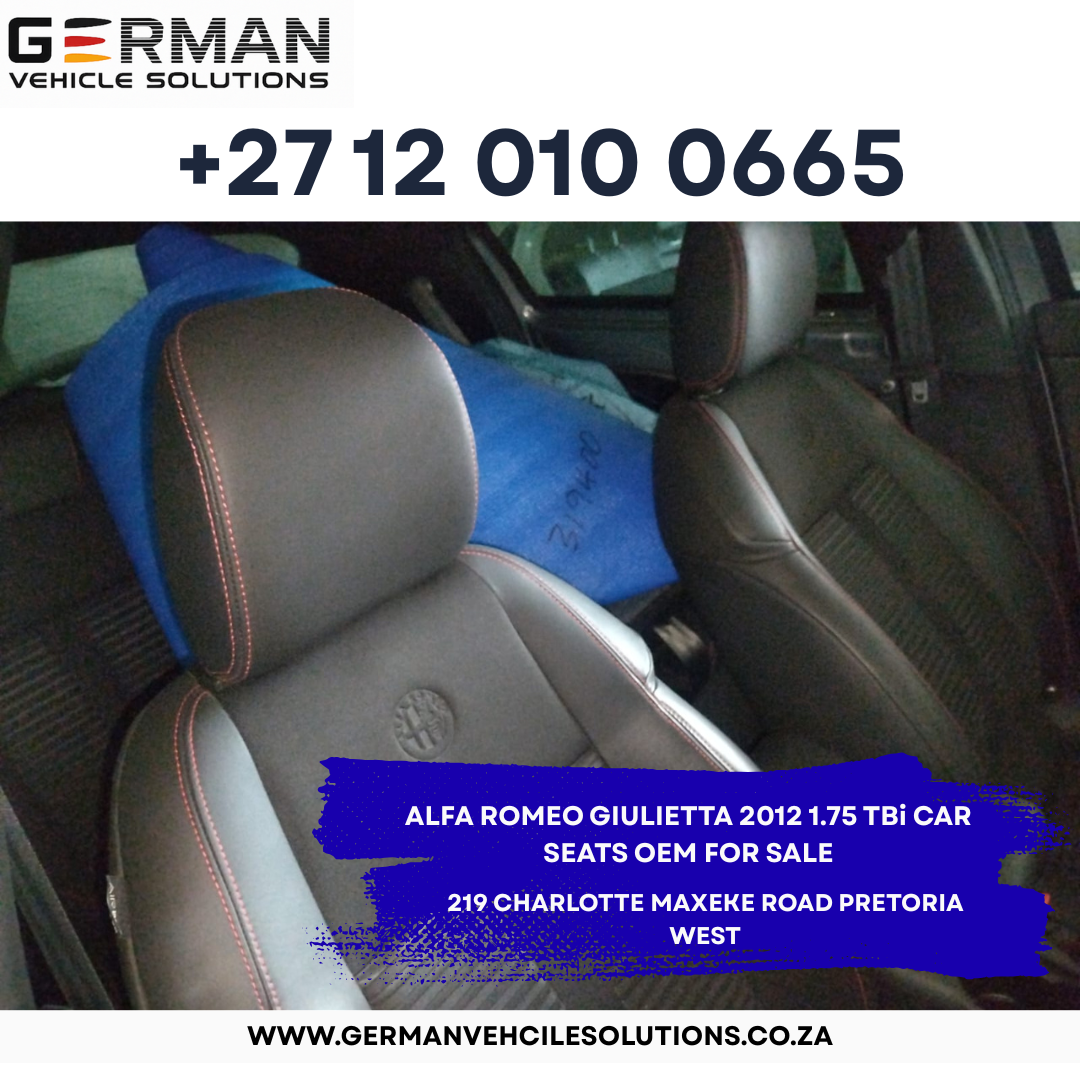 Alfa Romeo Giulietta car seats for sale - Private Seller Alfa Romeo Giulietta car seats for sale - Private Seller