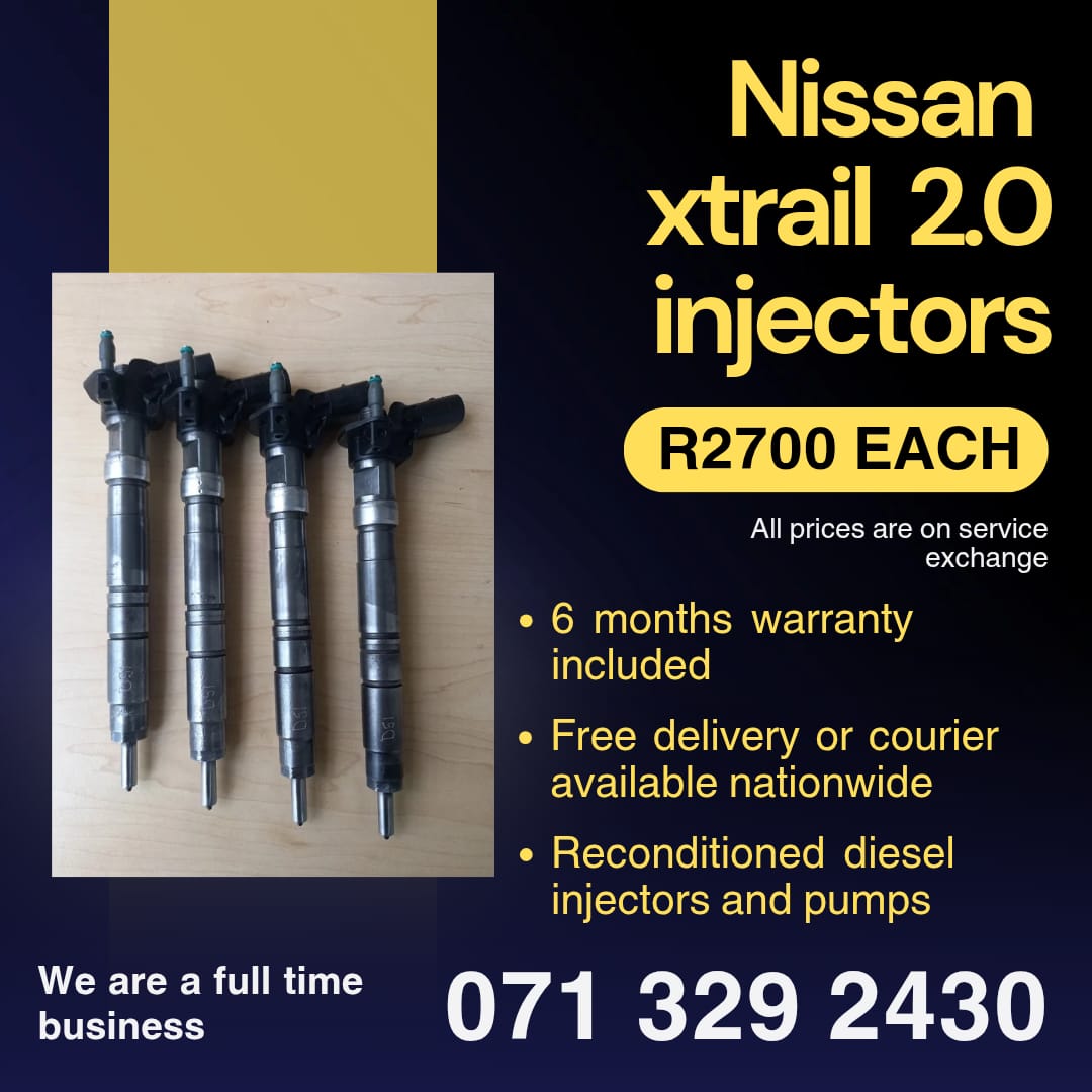 NISSAN XTRAIL 2.0 INJECTORS FOR SALE WITH WARRANTY - Private Seller NISSAN XTRAIL 2.0 INJECTORS FOR SALE WITH WARRANTY - Private Seller