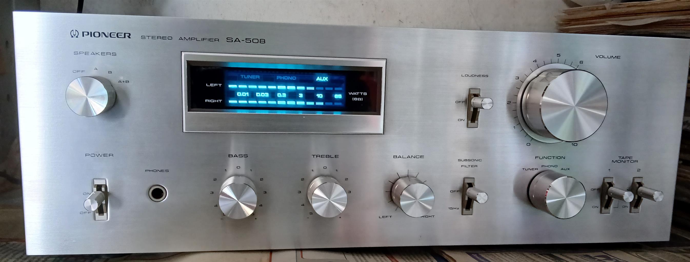 Pioneer SA508 amplifier Pioneer SA508 amplifier
