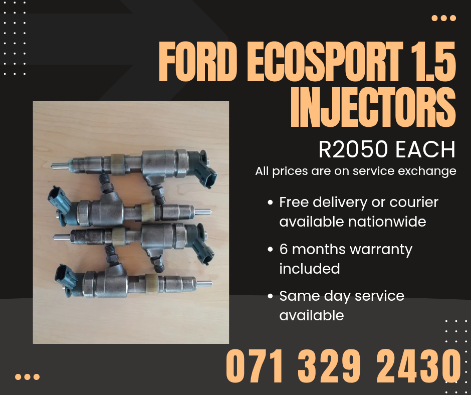FORD ECOSPORT 1.5 INJECTORS FOR SALE WITH WARRANTY - Private Seller FORD ECOSPORT 1.5 INJECTORS FOR SALE WITH WARRANTY - Private Seller