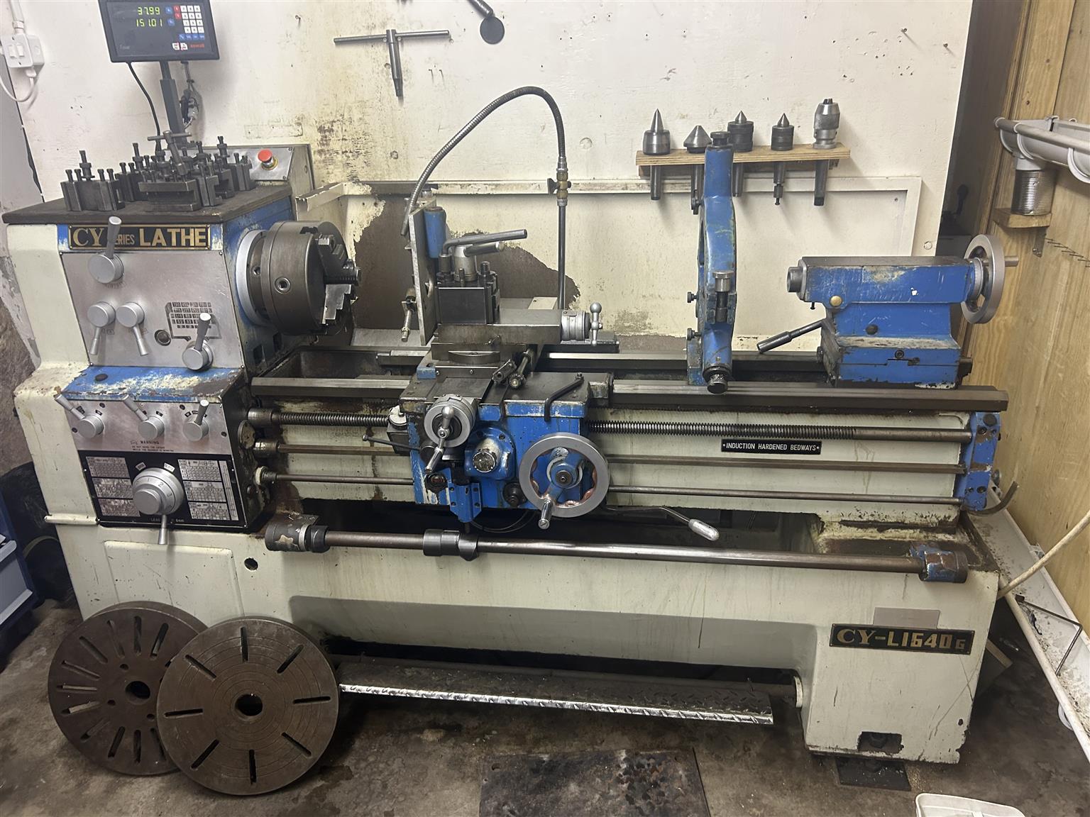 Lathe 1m CY L1640 G with DRO Junk Mail