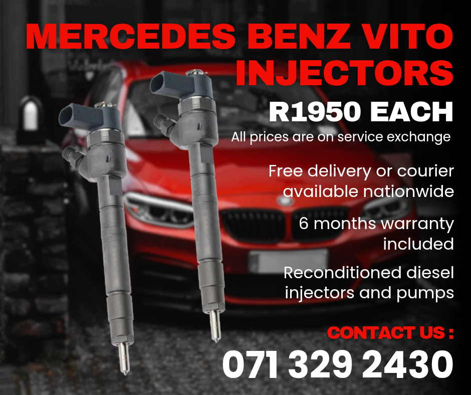 MERCEDES BENZ VITO INJECTORS FOR SALE WITH WARRANTY - Private Seller MERCEDES BENZ VITO INJECTORS FOR SALE WITH WARRANTY - Private Seller