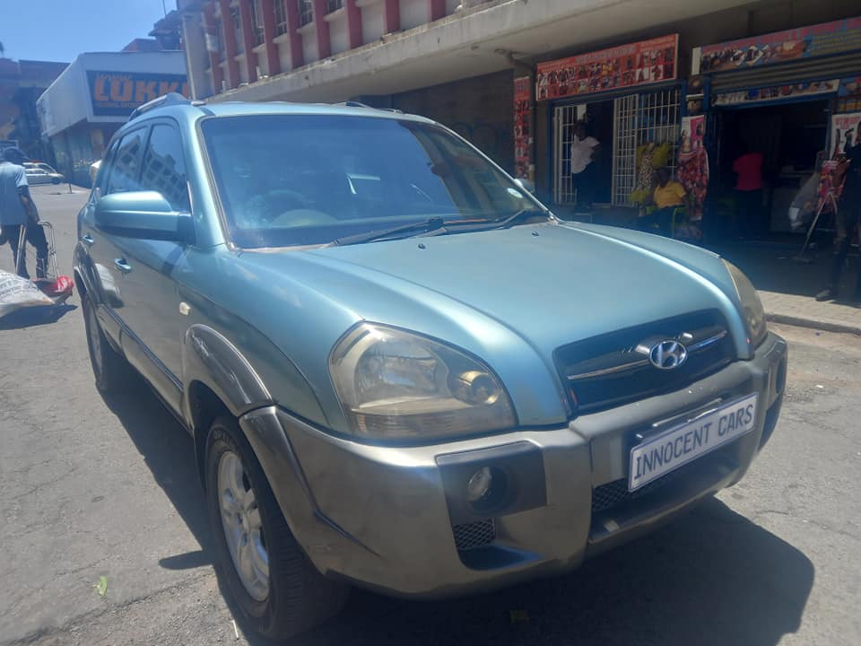 2007 HYUNDAI TUCSON, 2.0 PETROL, MANUAL TRANSMISSION, BLUE COLOUR