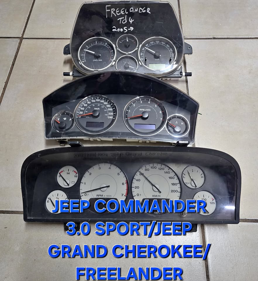 Jeep Commander 3.0crdi Sport/Jeep Grand Cherokee/Freelander Td4 Clusters @ BARGAIN PRICES - Private Seller Jeep Commander 3.0crdi Sport/Jeep Grand Cherokee/Freelander Td4 Clusters @ BARGAIN PRICES - Private Seller