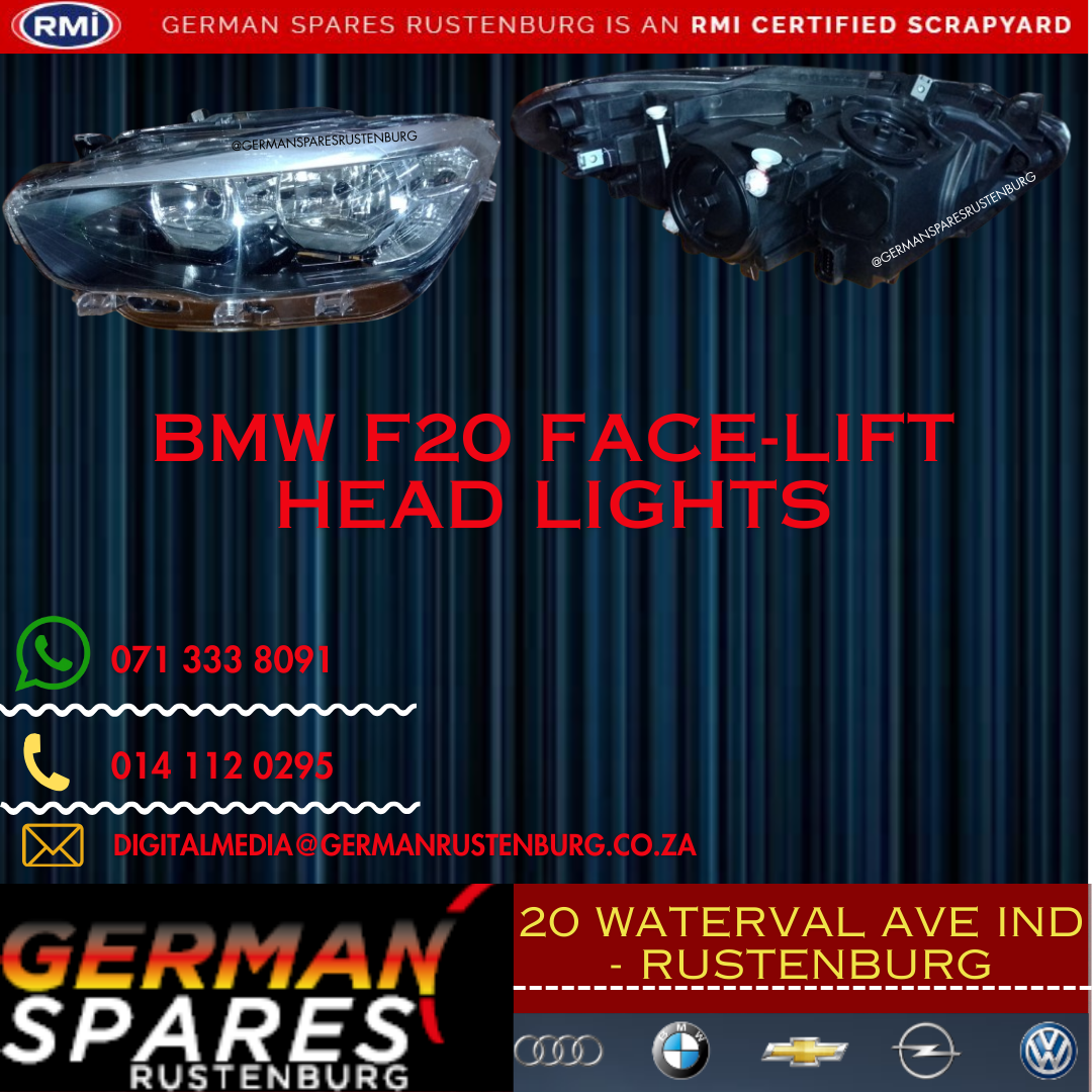 Headlights For Bmw F20 Face-Lift - Private Seller Headlights For Bmw F20 Face-Lift - Private Seller