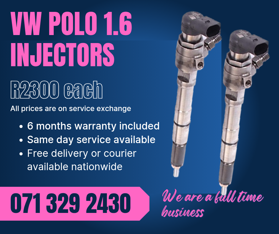 VW POLO 1.6 INJECTORS FOR SALE WITH WARRANTY INCLUDED - Private Seller VW POLO 1.6 INJECTORS FOR SALE WITH WARRANTY INCLUDED - Private Seller