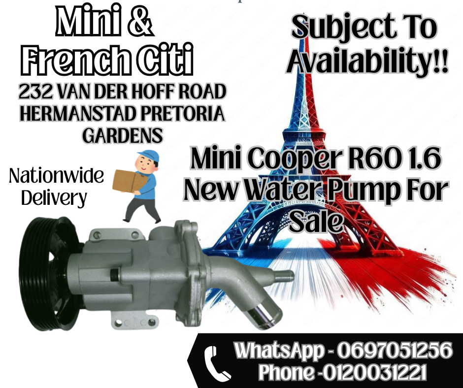 Mini Cooper R60 1.6 New Water Pump For Sale