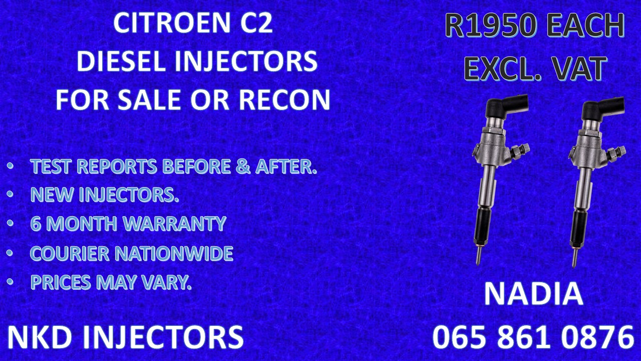 DIESEL INJECTORS FOR SALE FOR CITROEN C2 - Private Seller DIESEL INJECTORS FOR SALE FOR CITROEN C2 - Private Seller