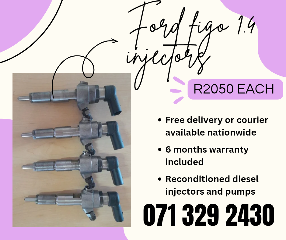 FORD FIGO 1.4 INJECTORS FOR SALE WITH WARRANTY - Private Seller FORD FIGO 1.4 INJECTORS FOR SALE WITH WARRANTY - Private Seller