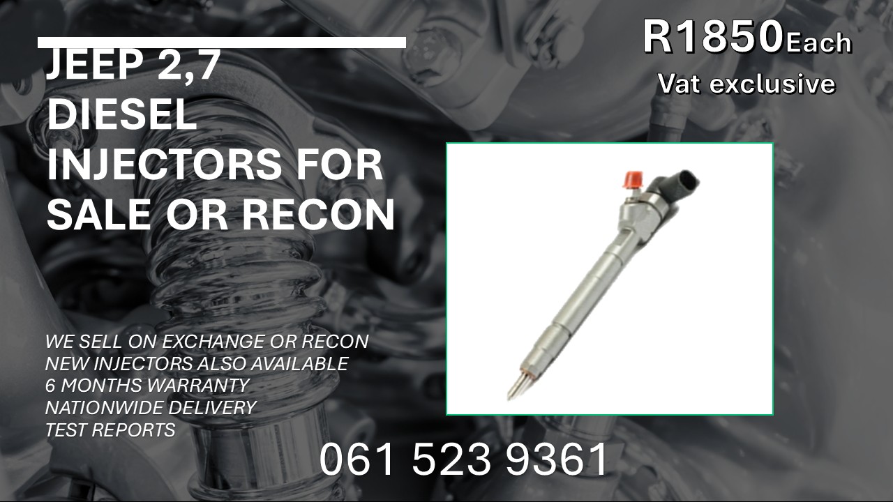 JEEP 2.7 DIESEL INJECTORS FOR SALE WITH TESTE REPORTS - Private Seller JEEP 2.7 DIESEL INJECTORS FOR SALE WITH TESTE REPORTS - Private Seller
