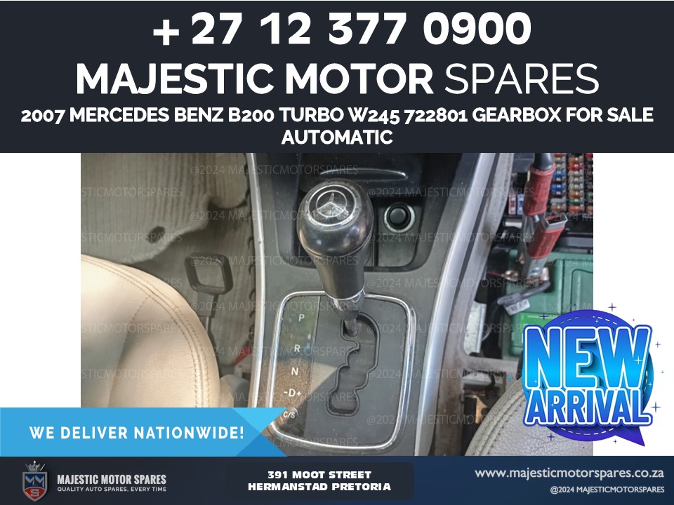 2007 Mercedes Benz B200 W245 Automatic (722801) Gearbox for Sale - Private Seller