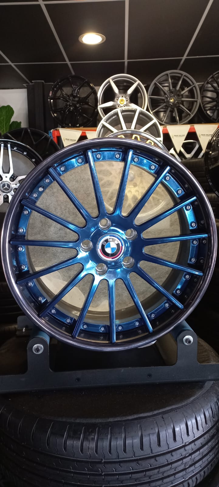 Custom Forged BMW 19" Blue Multispoke - Private Seller
