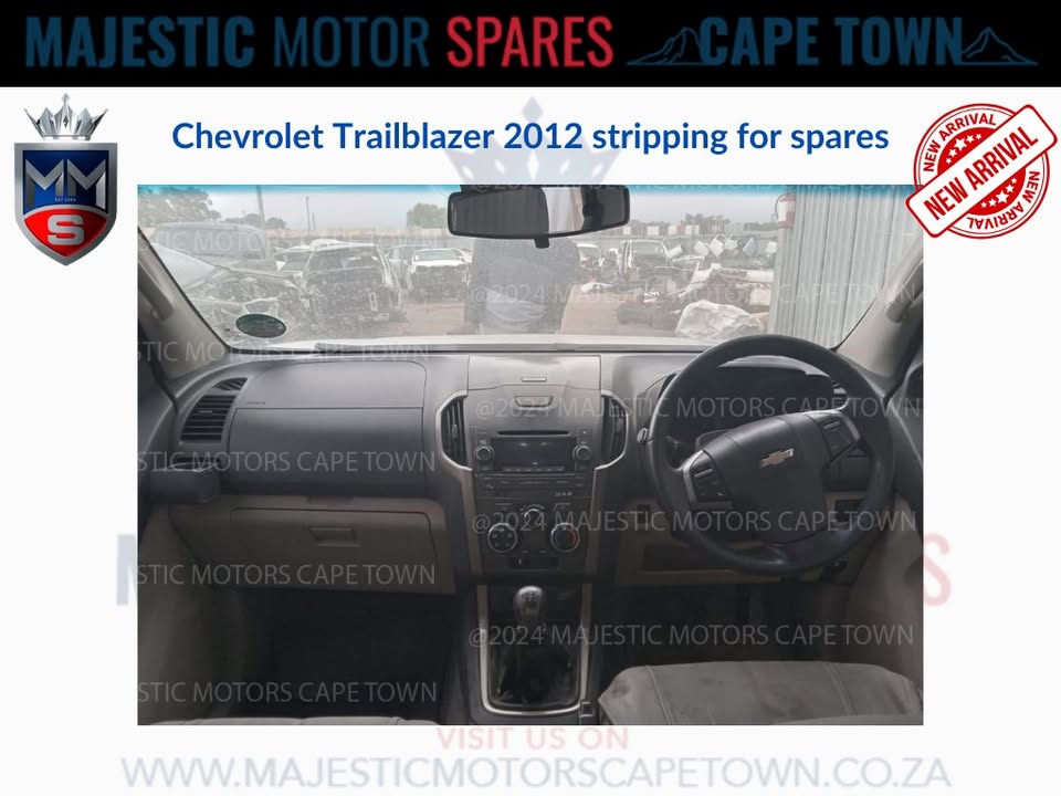 Chevrolet Trailblazer 2012 stripping for spares - Private Seller Chevrolet Trailblazer 2012 stripping for spares - Private Seller