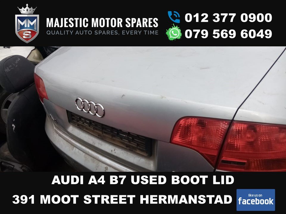 2005 Audi A4 B7 boot lid shell used for sale - Private Seller