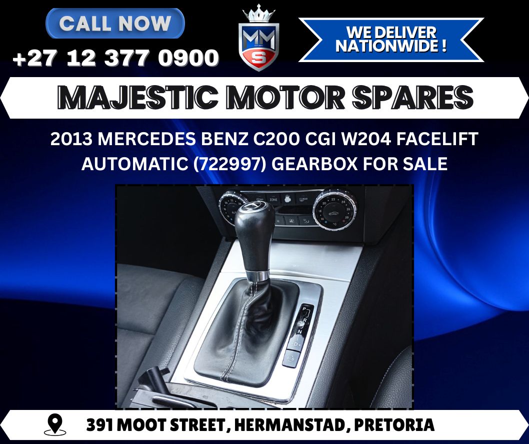 For Sale: Used Automatic Gearbox from 2013 Mercedes-Benz C200 CGI W204 Facelift - Private Seller For Sale: Used Automatic Gearbox from 2013 Mercedes-Benz C200 CGI W204 Facelift - Private Seller