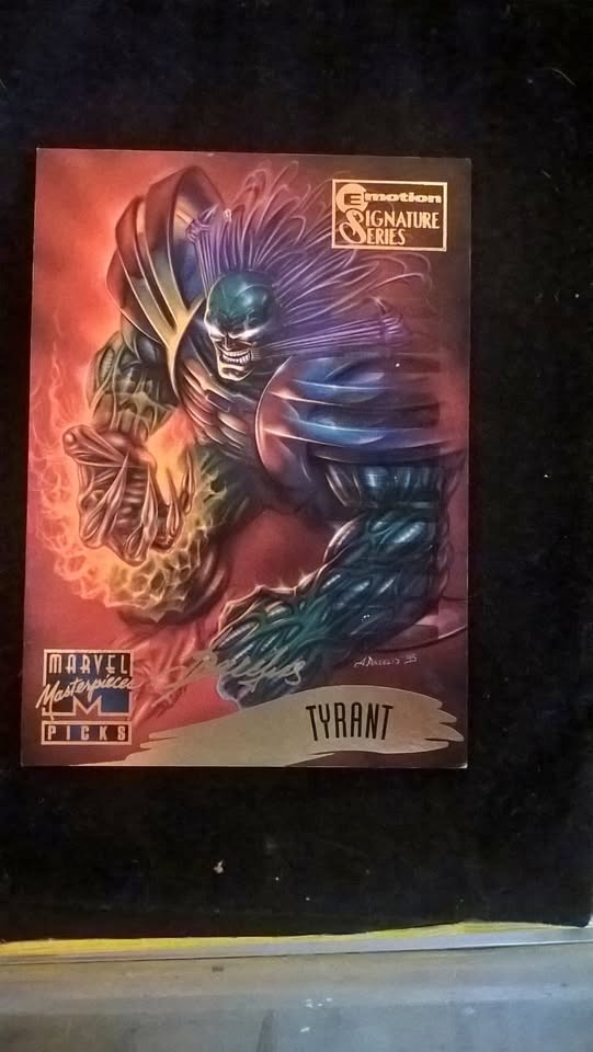 1995 Marvel Masterpieces Tyrant – Emotion Signature Series! 1995 Marvel Masterpieces Tyrant – Emotion Signature Series!