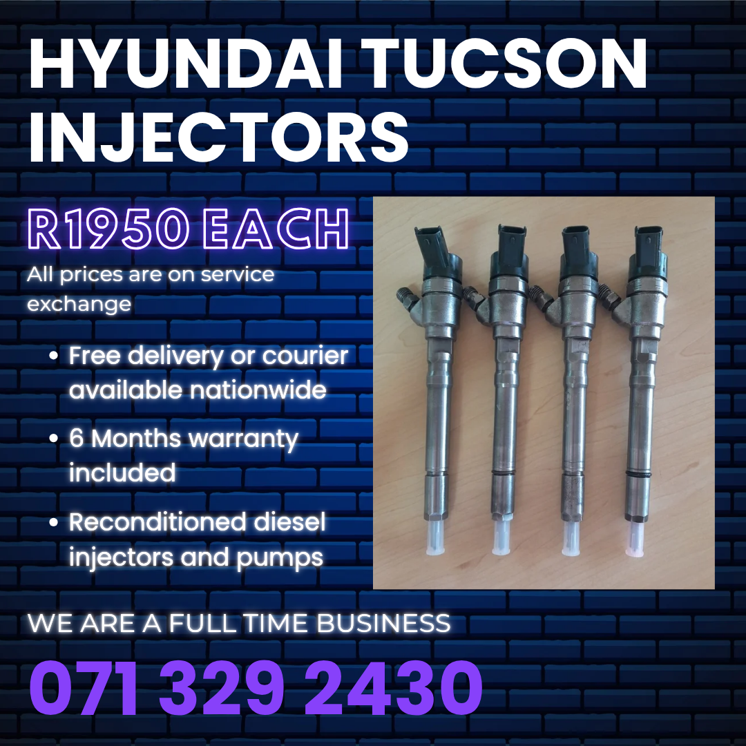 HYUNDAI TUCSON INJECTORS FOR SALE WITH WARRANTY - Private Seller HYUNDAI TUCSON INJECTORS FOR SALE WITH WARRANTY - Private Seller