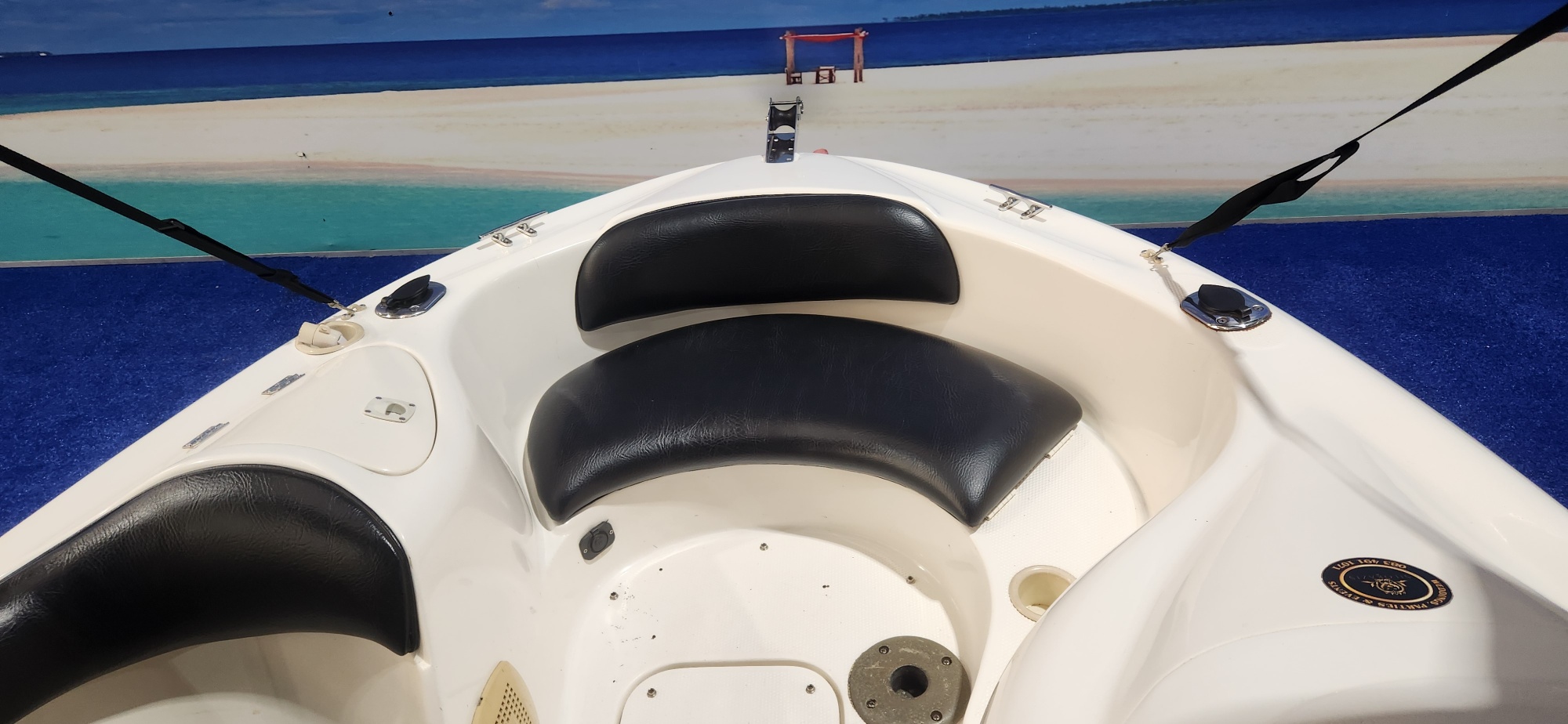 SENSATION 1450 SPORT ON TRAILER 90 HP MERCURY TRIM
