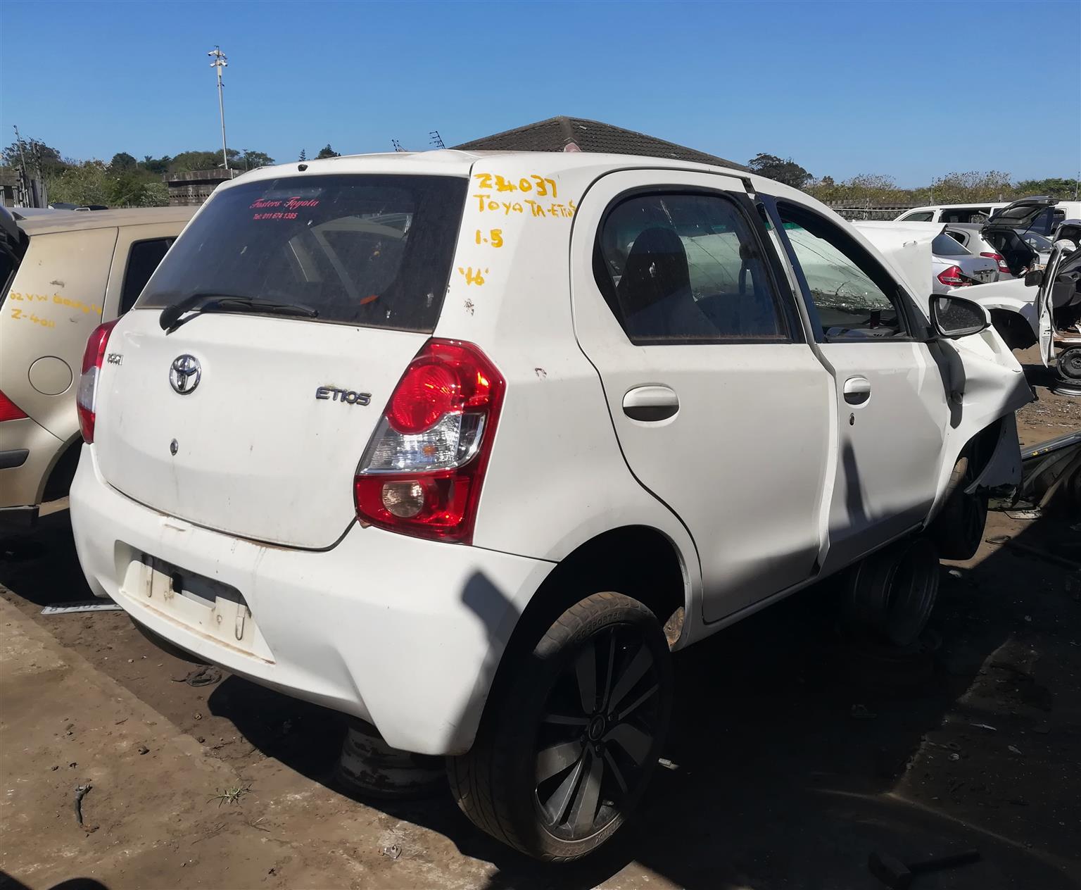 2016 Toyota Etios 1.6 - Stripping for Spares