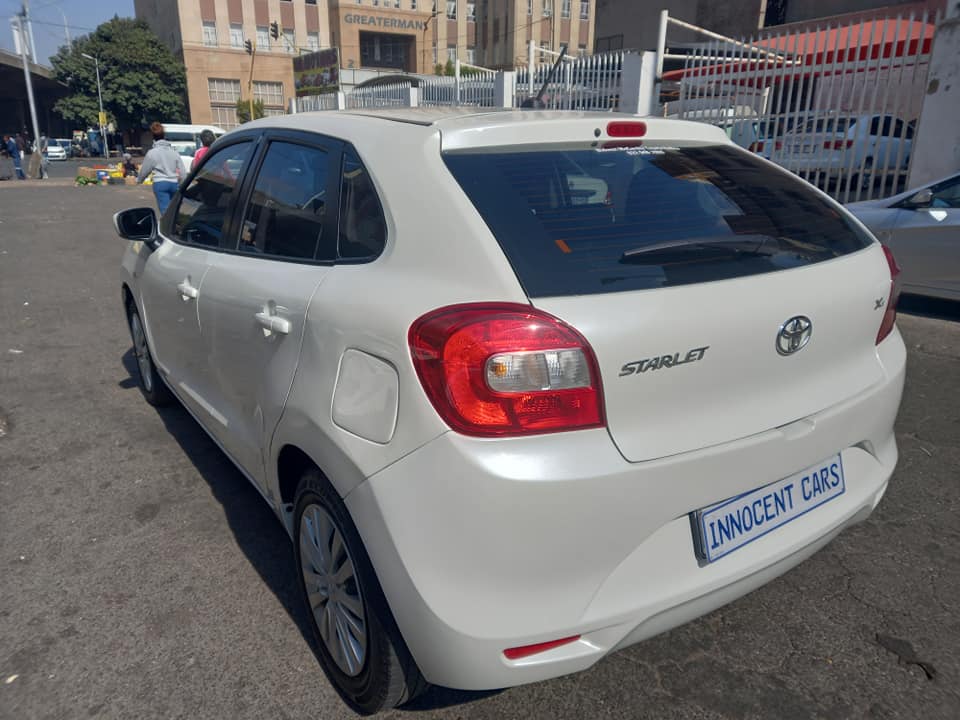 2021 TOYOTA STARLET 1.4 PETROL, MANUAL, WHITE COLOR, MILEAGE 55000KM