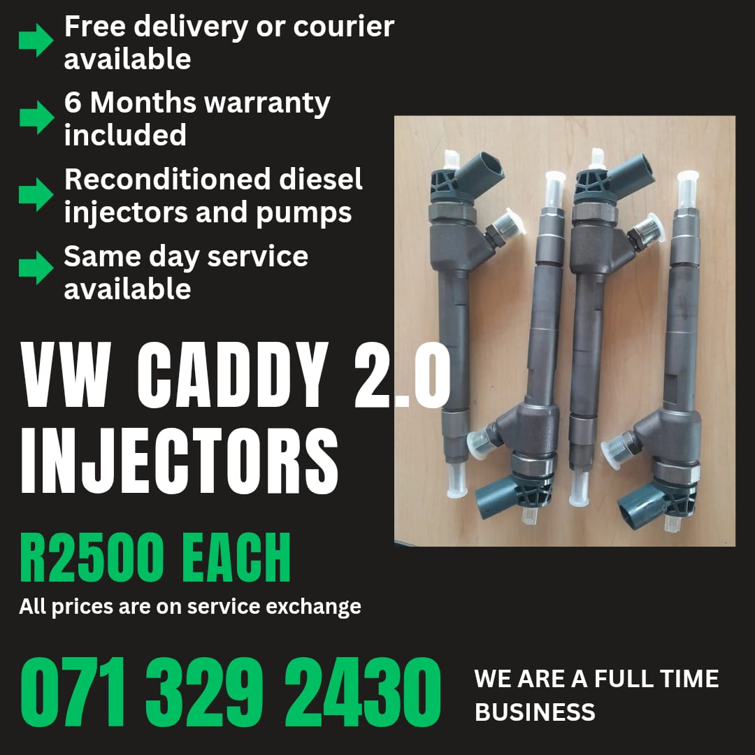VW CADDY 2.0 INJECTORS FOR SALE WITH WARRANTY - Private Seller VW CADDY 2.0 INJECTORS FOR SALE WITH WARRANTY - Private Seller