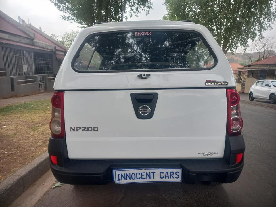 2018 NISSAN NP200 1.6 PETROL, MANUAL, WHITE COLOR, A/C, CANOPY, MILEAGE