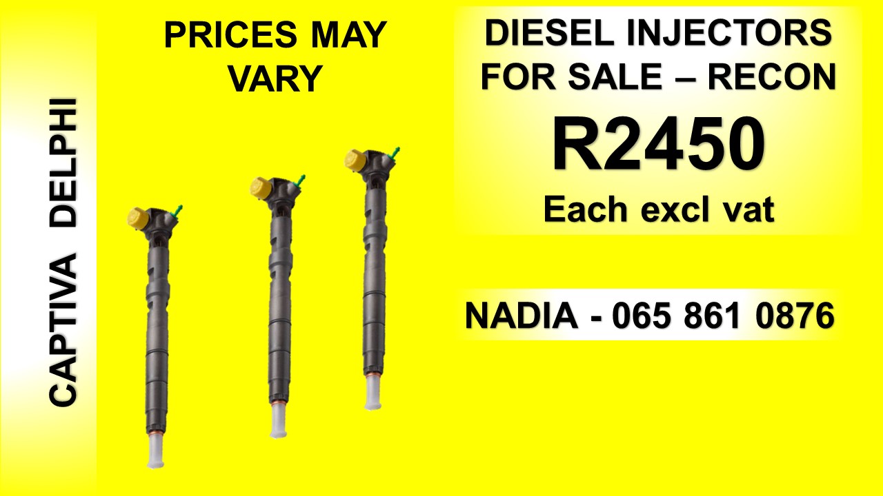 CAPTIVA DELPHI DIESEL INJECTORS FOR SALE OR TO RECON - Private Seller CAPTIVA DELPHI DIESEL INJECTORS FOR SALE OR TO RECON - Private Seller