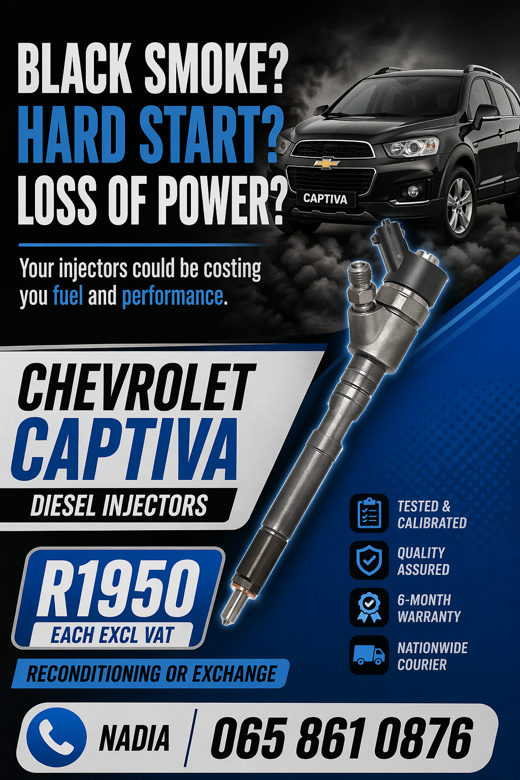 HEVROLET CAPTIVA DIESEL INJECTORS FOR SALE - Private Seller HEVROLET CAPTIVA DIESEL INJECTORS FOR SALE - Private Seller