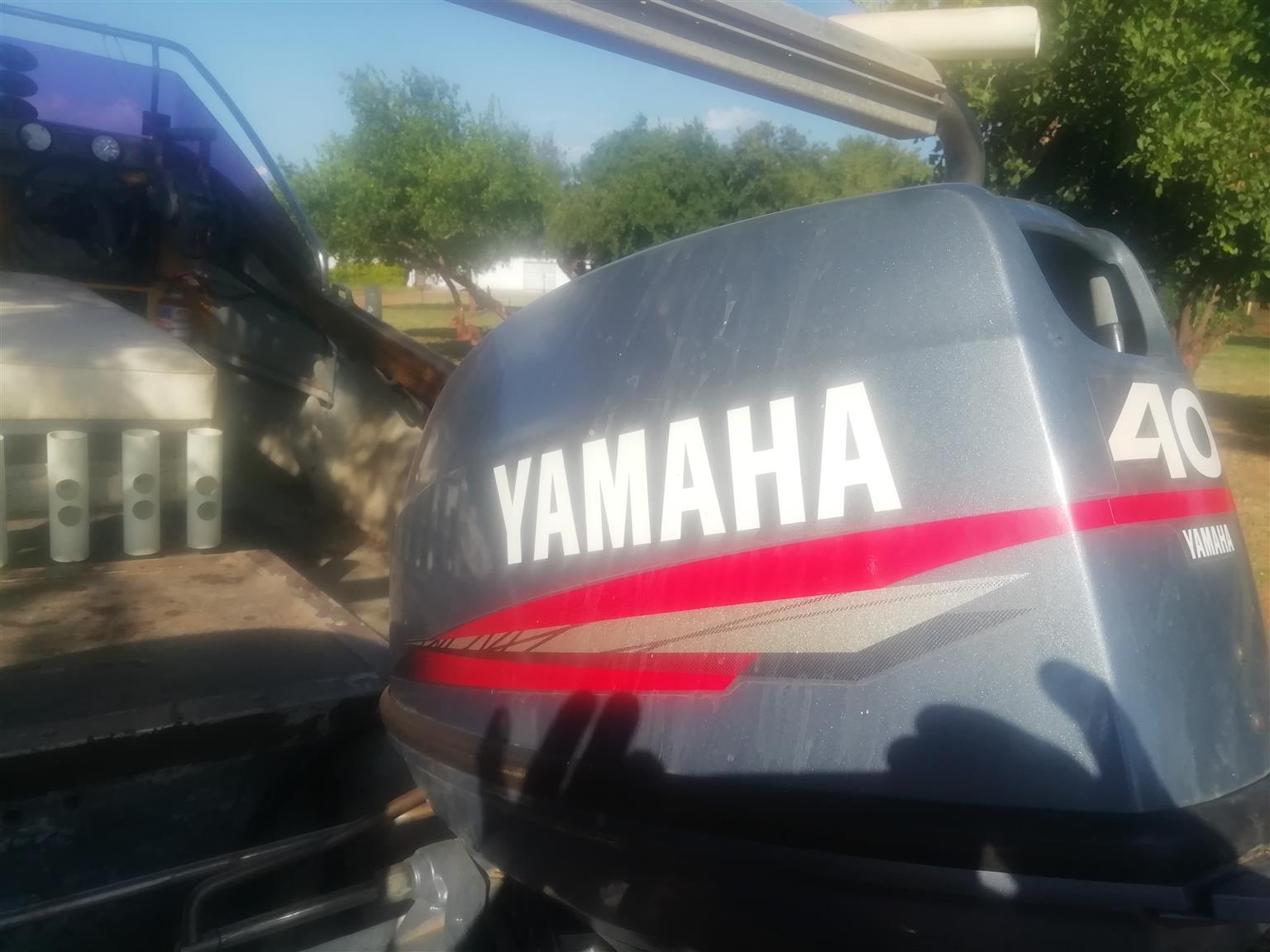 Outboard motors for sale.