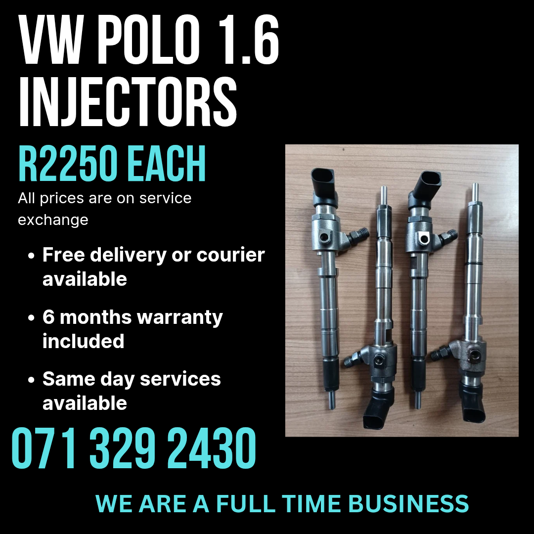 VW POLO 1.6 INJECTORS FOR SALE WITH WARRANTY - Private Seller VW POLO 1.6 INJECTORS FOR SALE WITH WARRANTY - Private Seller