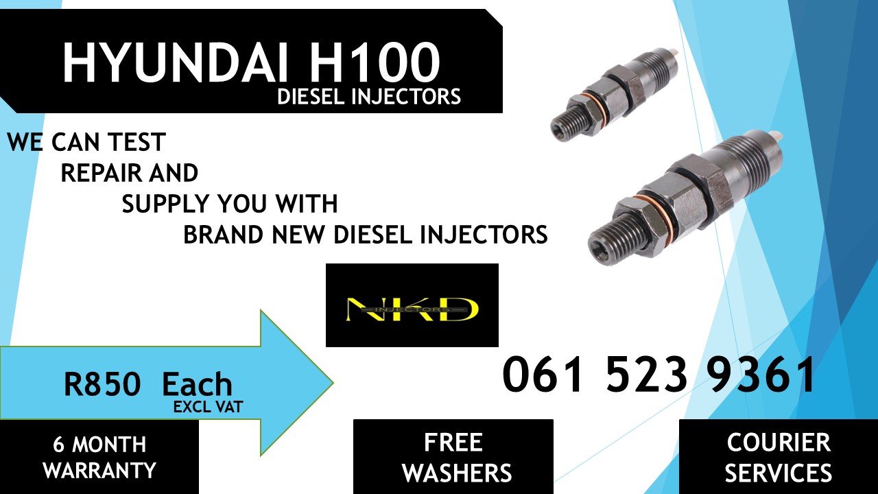 DIESEL INJECTORS FOR HYUNDAI H100 WITH REPORTS FOR SALE - Private Seller DIESEL INJECTORS FOR HYUNDAI H100 WITH REPORTS FOR SALE - Private Seller