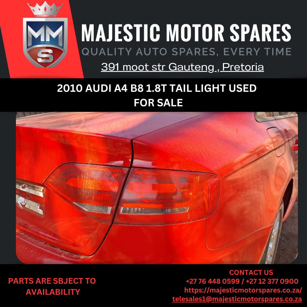2010 Audi A4 1.8T B8  Tail light - Private Seller 2010 Audi A4 1.8T B8  Tail light - Private Seller