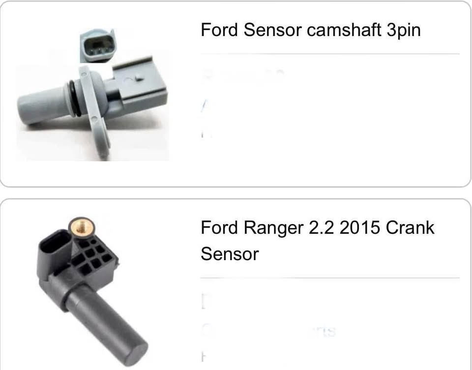 Ford Ranger 2.2 2015 Crank Sensor, Ford Ranger T6 2.2 TDCi 4X4 2011-3 PIN Camshaft Sensor - Private Seller Ford Ranger 2.2 2015 Crank Sensor, Ford Ranger T6 2.2 TDCi 4X4 2011-3 PIN Camshaft Sensor - Private Seller