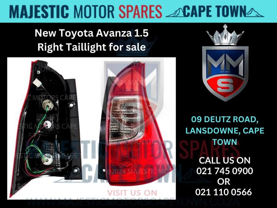 Toyota Avanza 1.5 Right Taillight for sale - Private Seller Toyota Avanza 1.5 Right Taillight for sale - Private Seller