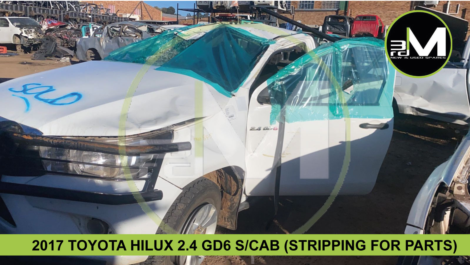 2017 TOYOTA HILUX 2.4 GD6 S/CAB (STRIPPING FOR PARTS) - Private Seller 2017 TOYOTA HILUX 2.4 GD6 S/CAB (STRIPPING FOR PARTS) - Private Seller