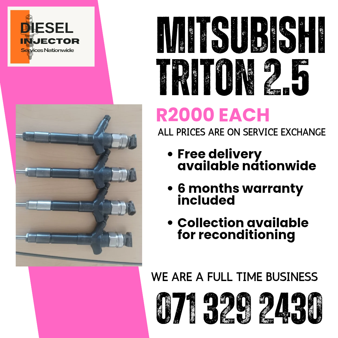MITSUBISHI TRITON 2.5 INJECTORS FOR SALE WITH WARRANTY - Private Seller MITSUBISHI TRITON 2.5 INJECTORS FOR SALE WITH WARRANTY - Private Seller