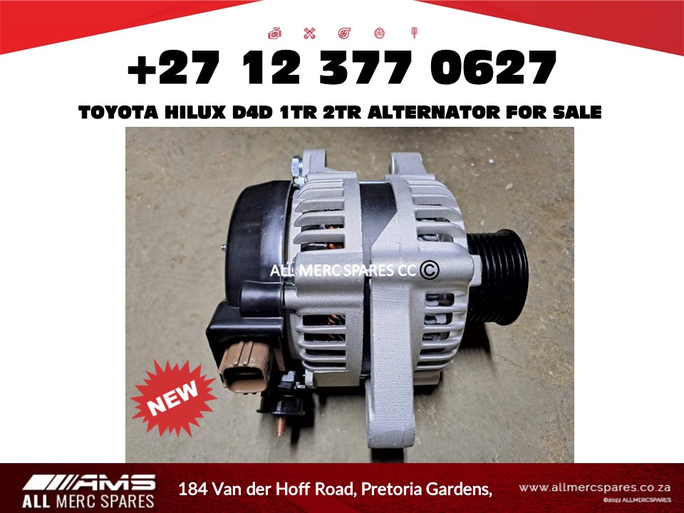 Toyota Hilux D4D 1TR alternator for sale - Private Seller Toyota Hilux D4D 1TR alternator for sale - Private Seller