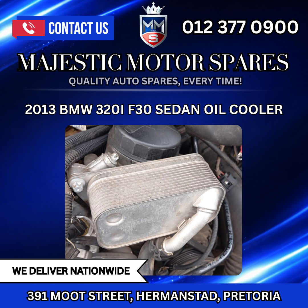 2013 BMW 320i F30 Sedan Oil Cooler – Used | For Sale - Private Seller 2013 BMW 320i F30 Sedan Oil Cooler – Used | For Sale - Private Seller