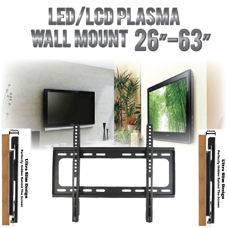 TV Wall Mount Bracket, Flat Panel TV Wall Bracket for 26" ~ 63" inches Brand New TV Wall Mount Bracket, Flat Panel TV Wall Bracket for 26" ~ 63" inches Brand New