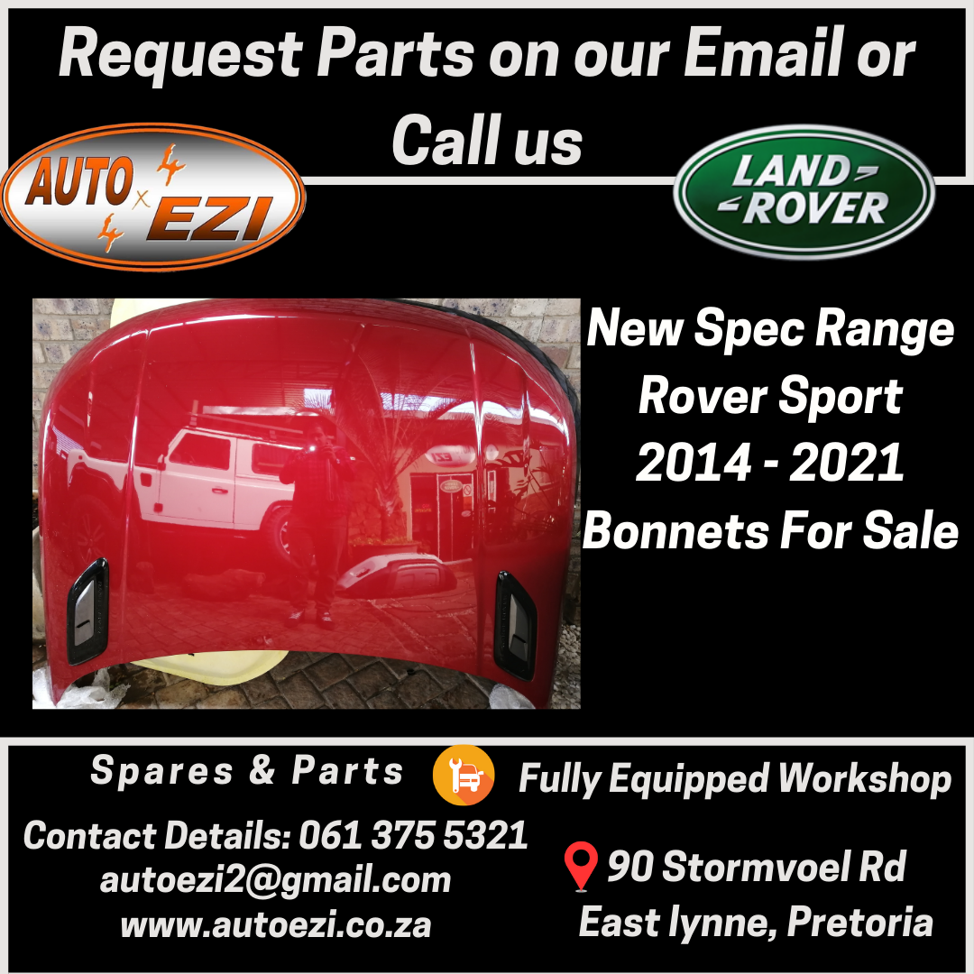 New Spec Range Rover Sport 2013 – 2020 Bonnets for sale New Spec Range Rover Sport 2013 – 2020 Bonnets for sale