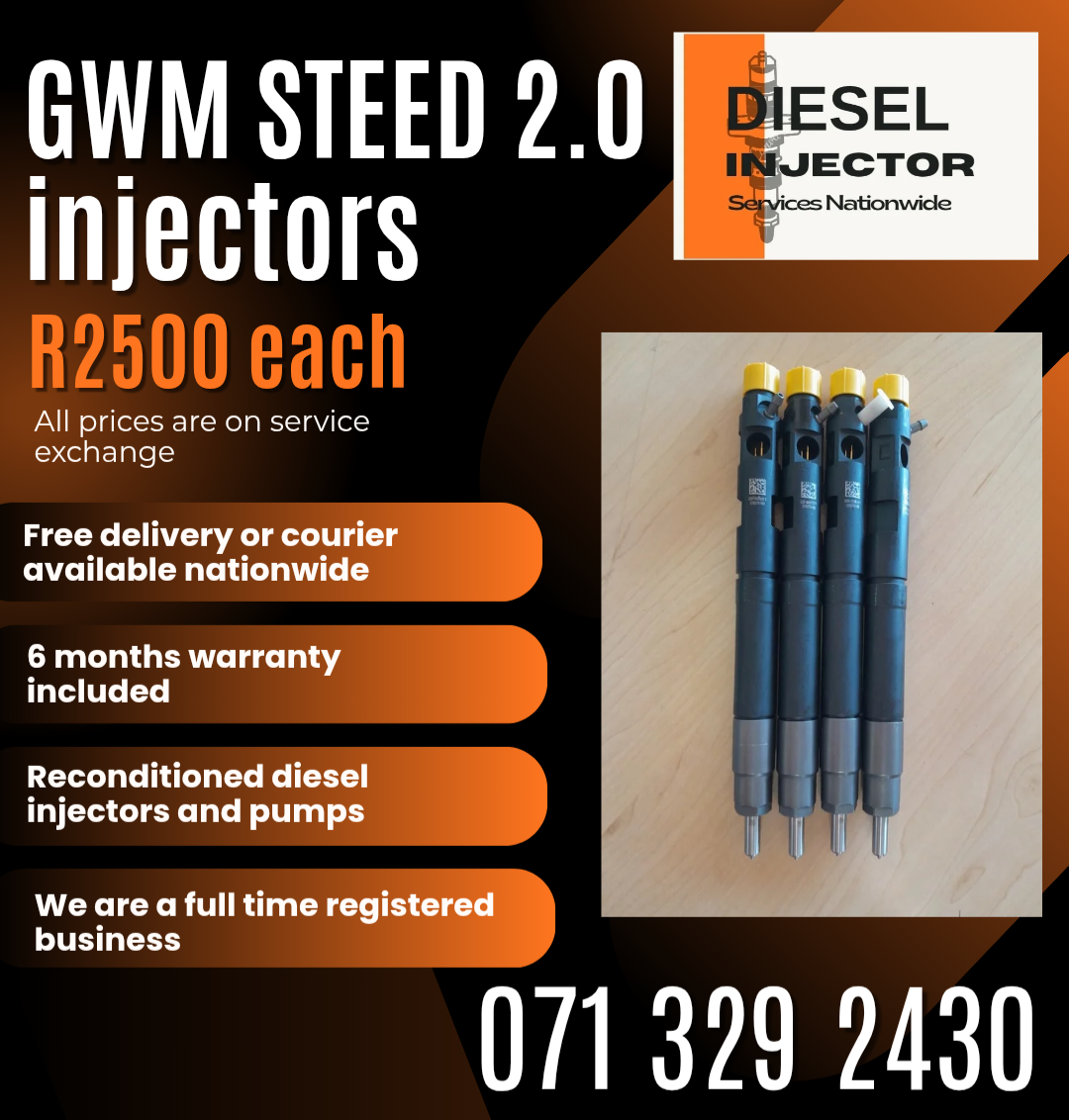 GWM STEED 2.0 INJECTORS FOR SALE WITH WARRANTY INCLUDED - Private Seller GWM STEED 2.0 INJECTORS FOR SALE WITH WARRANTY INCLUDED - Private Seller