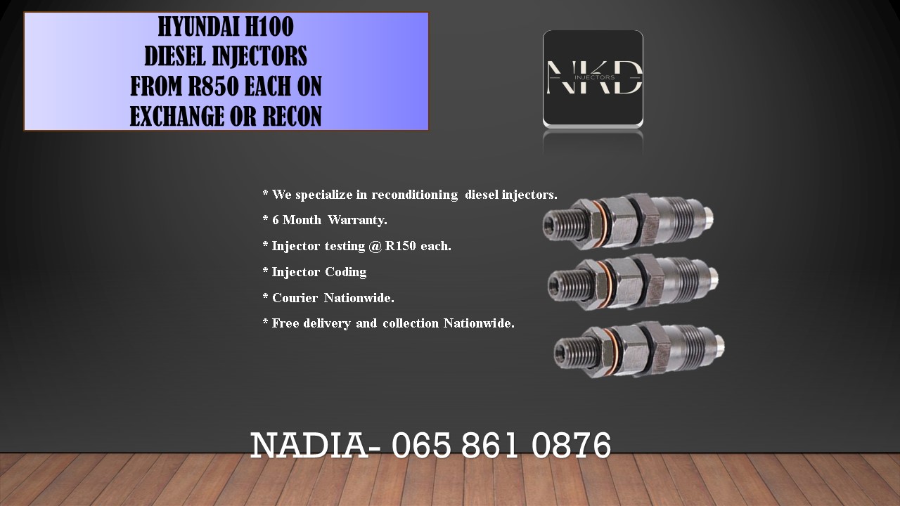 DIESEL INJECTORS FOR SALE FOR HYUNDAI H100 - Private Seller DIESEL INJECTORS FOR SALE FOR HYUNDAI H100 - Private Seller