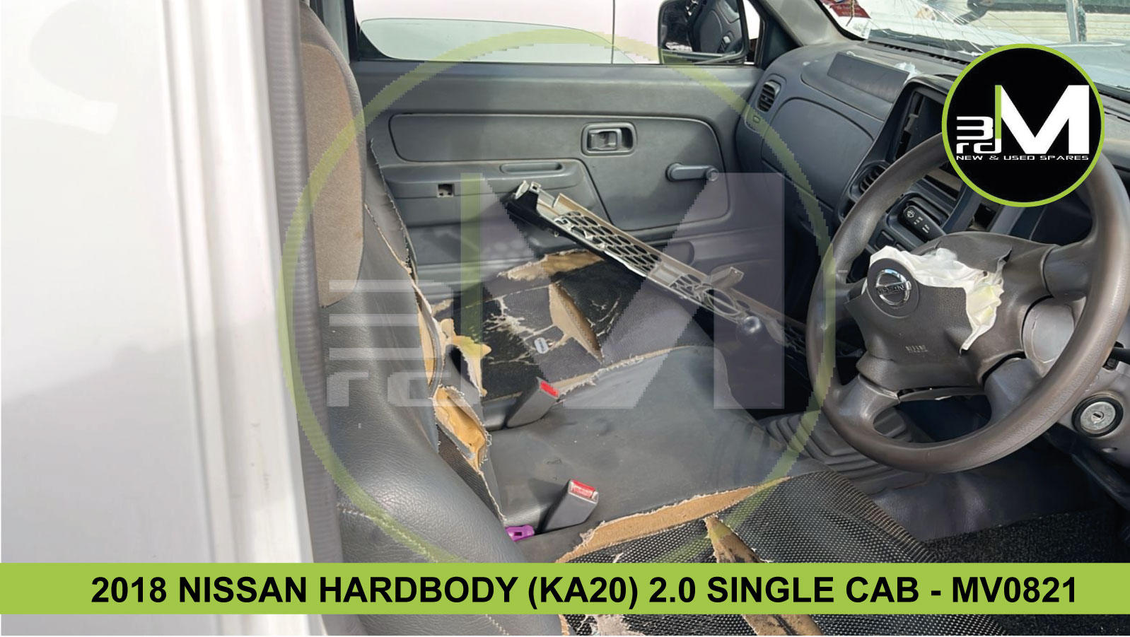 2018 NISSAN HARDBODY (KA20) 2.0 SINGLE CAB (STRIPPING FOR PARTS) - MV0821 - Private Seller 2018 NISSAN HARDBODY (KA20) 2.0 SINGLE CAB (STRIPPING FOR PARTS) - MV0821 - Private Seller
