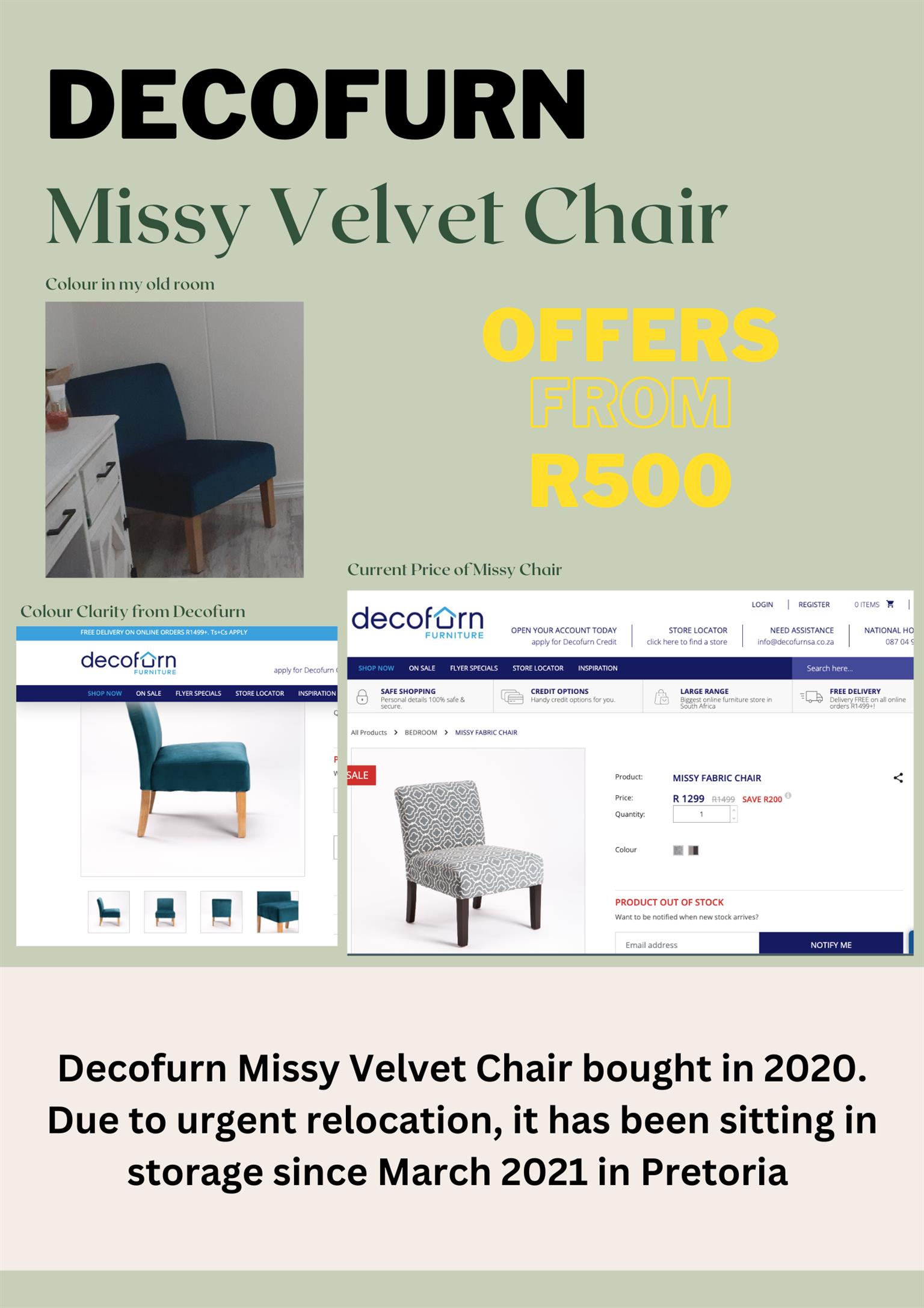 Chairs best sale at decofurn