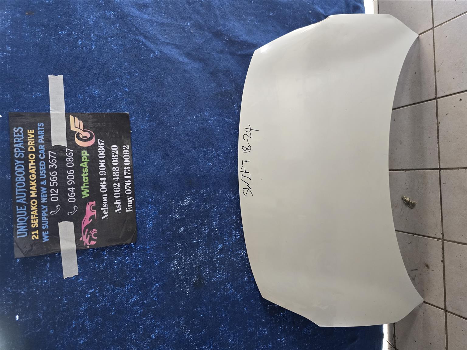 Suzuki Swift Bonnet 2018 – 2024 Suzuki Swift Bonnet 2018 – 2024