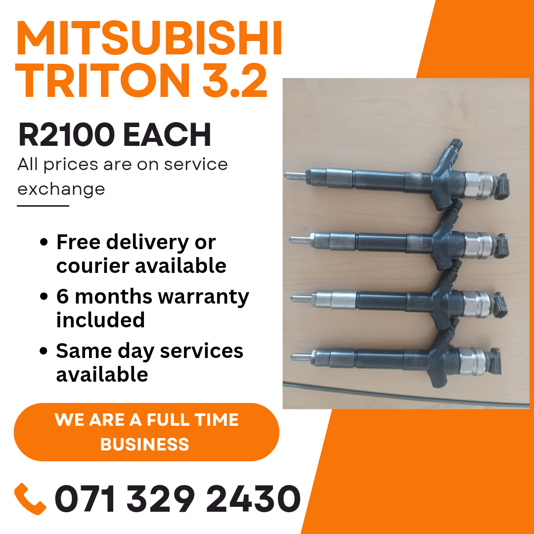 MITSUBISHI TRITON 3.2 INJECTORS FOR SALE WITH WARRANTY ON