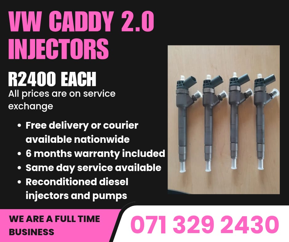 VW CADDY 2.0 INJECTORS FOR SALE WITH WARRANTY - Private Seller VW CADDY 2.0 INJECTORS FOR SALE WITH WARRANTY - Private Seller