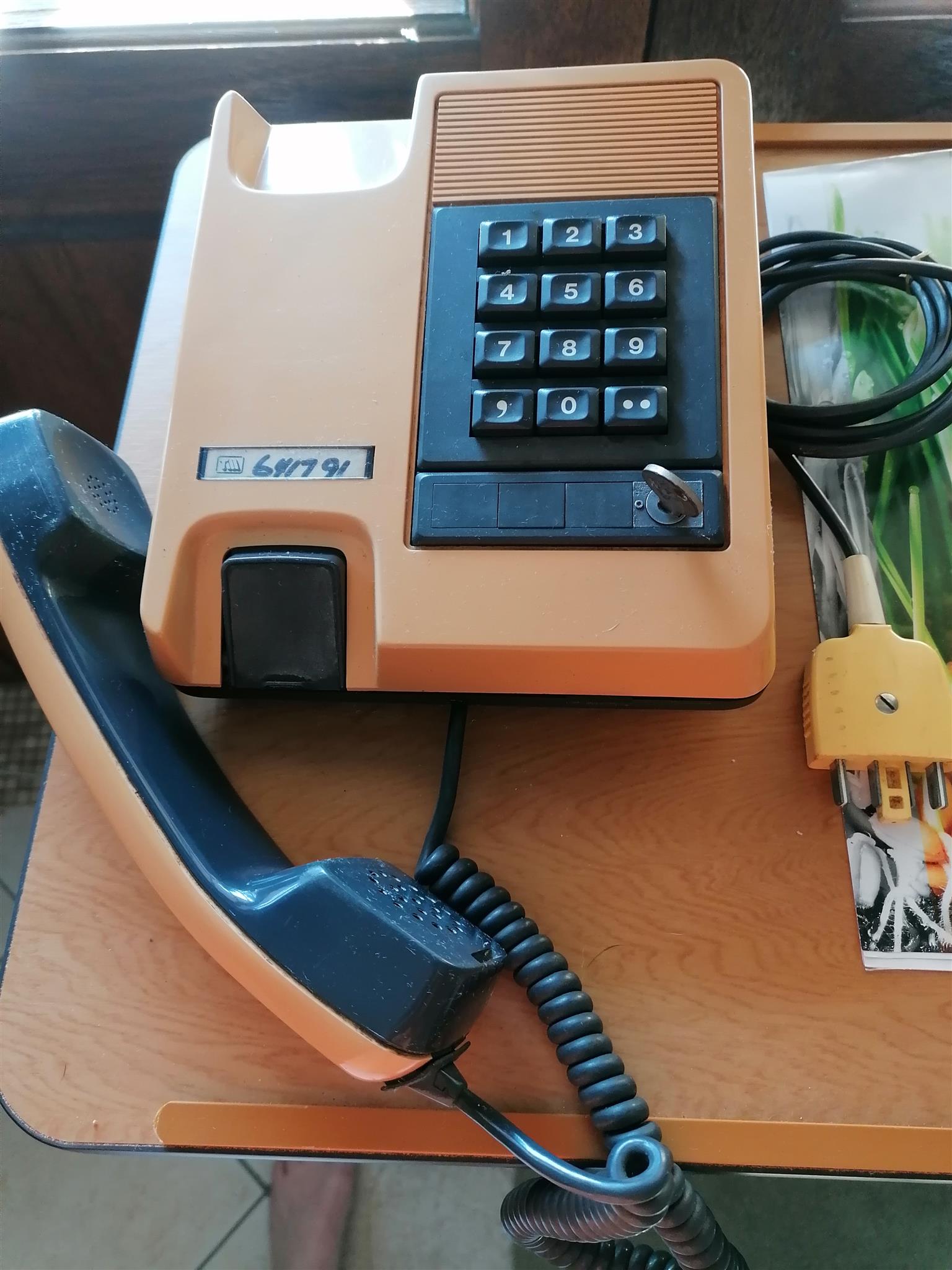Push-button telephone from around 1970